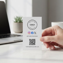 QR-Code-Website Individuelles Logo Geschäft Sozial