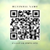 QR-Code Website Link Einfache Business-Window-Verk Fensteraufkleber (Blatt 3)
