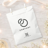 QR-Code-Website-Logo für Business Scan - einfach Geschenktütchen (Ausgeschnitten)