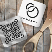 QR-Code-Website-Logo für Business Scan - einfach Quadratische Visitenkarte