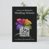 🌈QR code wedding DETAILS Begleitkarte (Stehend Vorderseite)