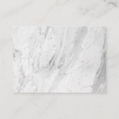 QR Code Wedding RSVP Simple Visitenkarte (Rückseite)