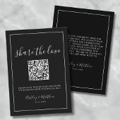 QR Code Wedding Share Capture Liebe Guest Fotos Begleitkarte