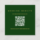 QR Code Wedding Website Begleitkarte (Vorderseite)