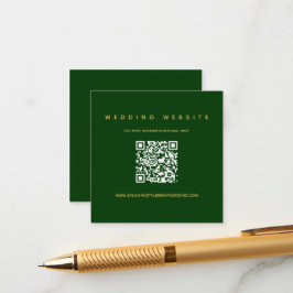 QR Code Wedding Website Begleitkarte