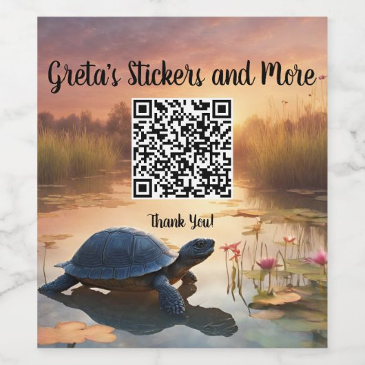 QR Code Weinetikett (Einzelnes Label)