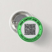 QR-Code Werbe-Button Beispiel Benutzerdefinierter Button (Vorne & Hinten)