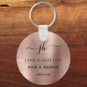 QR-Code Werbe-Name Schlüsselanhänger (Vorderseite)