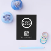 QR-Code-Werbeaktion für Business-Logos Flyer | Sch (Einzeln)