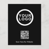 QR-Code-Werbeaktion für Business-Logos Flyer | Sch (Vorne)