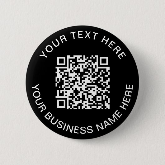 QR Code WerbeBlack Button (Vorderseite)