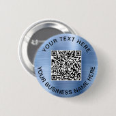 QR-Code Werbeblau Button (Vorne & Hinten)