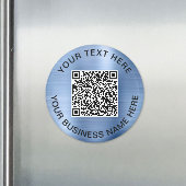 QR-Code Werbeblau Magnet