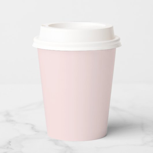 QR-Code | Werbegeschäft in Rosa Pappbecher (Rückseite)