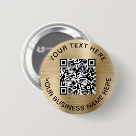 QR-Code Werbegold Button
