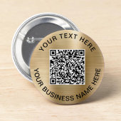 QR-Code Werbegold Button