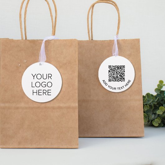 QR-Code-Werbelogo erstellen Geschenkanhänger