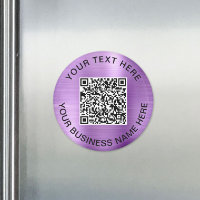 QR-Code Werbemaßnahmen Lila