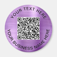 QR-Code Werbemaßnahmen Lila