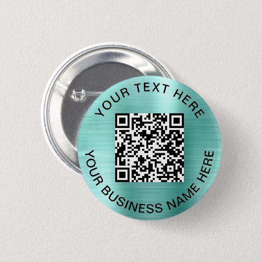 QR-Code Werbeminze Button (Vorne & Hinten)