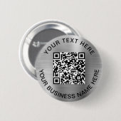 QR-Code Werbesilber Button (Vorne & Hinten)