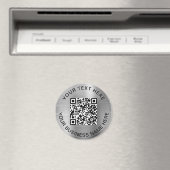 QR-Code Werbesilber Magnet (In Situ (Geschirrspüler))