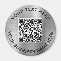 QR-Code Werbesilber