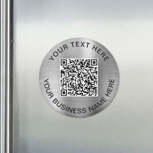 QR-Code Werbesilber Magnet