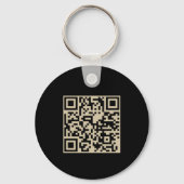 QR-Code Werbeunternehmen Name Schlüsselanhänger (Rückseite)