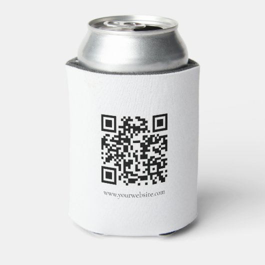 QR-Code Werbung für Ihr Firmenlogo Dosenkühler (Kanne Rückseite)