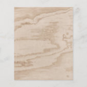 QR-Code-Werbung für rustikales Wood Business-Logo Flyer (Hinten)