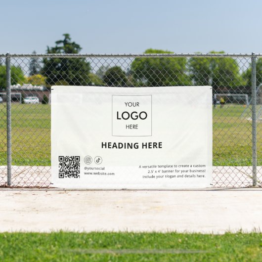 QR-Code-Werbung für Social Media Banner (InSitu)