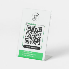 QR-Code WhatsApp Business Sockelschild