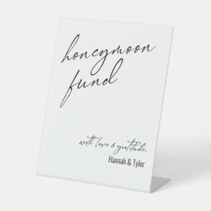 QR Code White Sockelschild