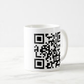 QR Code wie jetzt Brown-Kuh? Kaffeetasse (VorderseiteRechts)
