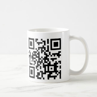 QR Code wie jetzt Brown-Kuh? Kaffeetasse