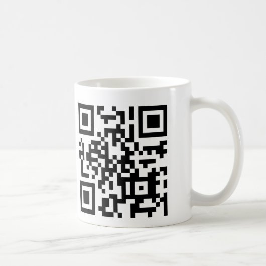 QR Code wie jetzt Brown-Kuh? Kaffeetasse (Rechts)