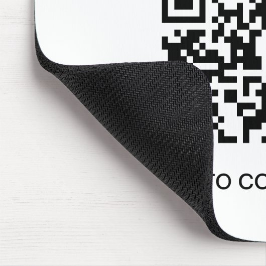 QR-Code Wifi Business-Logo-Scan zur Verbindung Mousepad (Ecke)