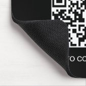 QR-Code Wifi Business-Logo-Scan zur Verbindung Mousepad (Ecke)