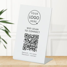QR-Code Wifi | Prüfung von Firmenlogo auf "Connect