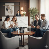 QR Code Wifi Scan to Connect ist im Haus Sockelschild