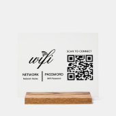 QR-Code Wifi-Scan zum Anschluss von benutzerdefini Acrylschild (Vorderseite)