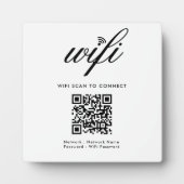 QR-Code Wifi-Scan zum Anschluss von benutzerdefini Fotoplatte (Vorderseite)