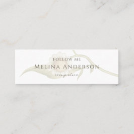 QR-Code-Wildblume Daisy Social Media Mini Visitenkarte