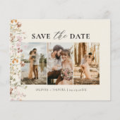 QR-Code-Wildblume Save the Date Hochfahren (Vorderseite)