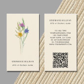 QR-Code-Wildblumen-Profi Visitenkarte