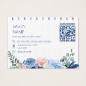 Qr Code Wimpern Salon Nachsorgekarte (Rückseite)