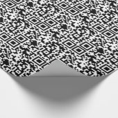 Qr-Code-Wrapping-Papier Geschenkpapier (Ecke)