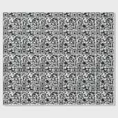 Qr-Code-Wrapping-Papier Geschenkpapier (Flach)