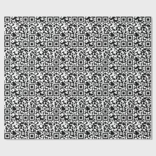 Qr-Code-Wrapping-Papier Geschenkpapier (Flach)